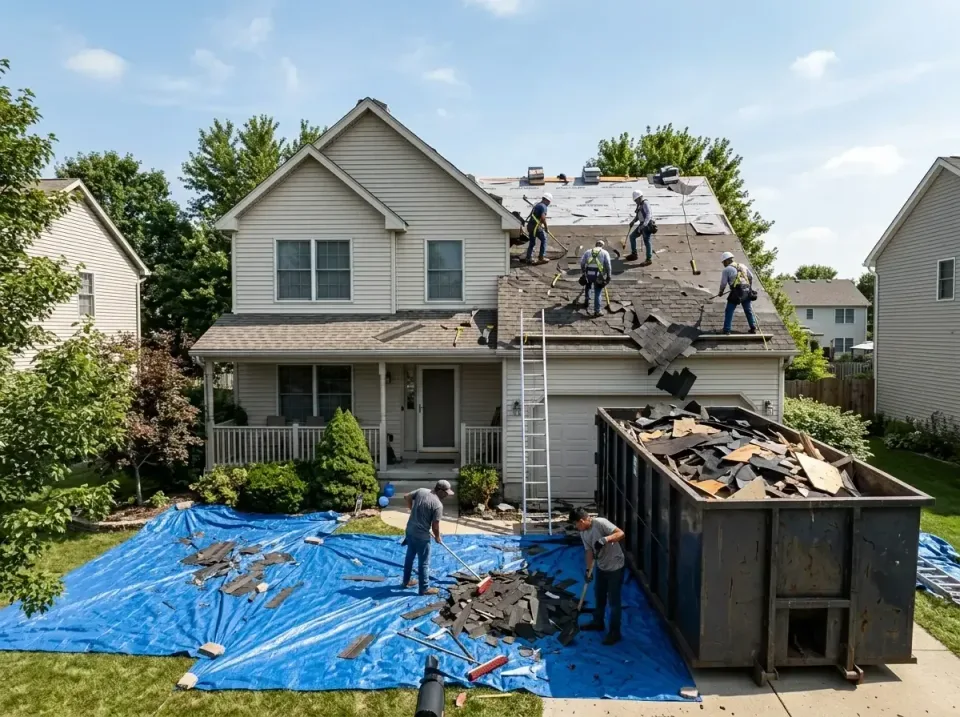 roof-replacement-debris-remova-004 — frequently asked questions, Cheapest Dumpster Rentals in Delcambre, LA